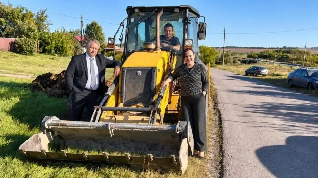 В селе Народное заменили 500 м аварийного водопровода