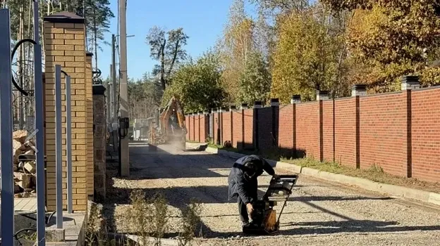 В селе Ямное асфальтируют 400 м улицы Зеленая-Лесная