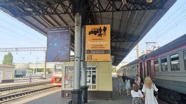 Воронежские волонтеры посадили на поезд потерявшегося парня